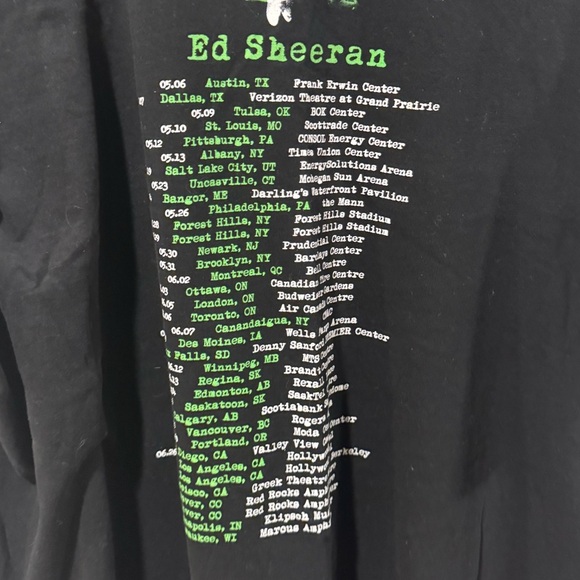 Ed Sheeran X Tour Concert T-Shirt - Picture 6 of 8